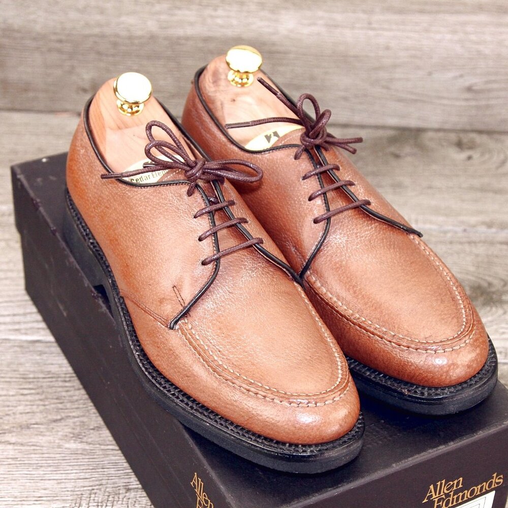 * NIB * $295 Allen Edmonds JARON 7.5 B Narrow Tan * add $15 new Trees
